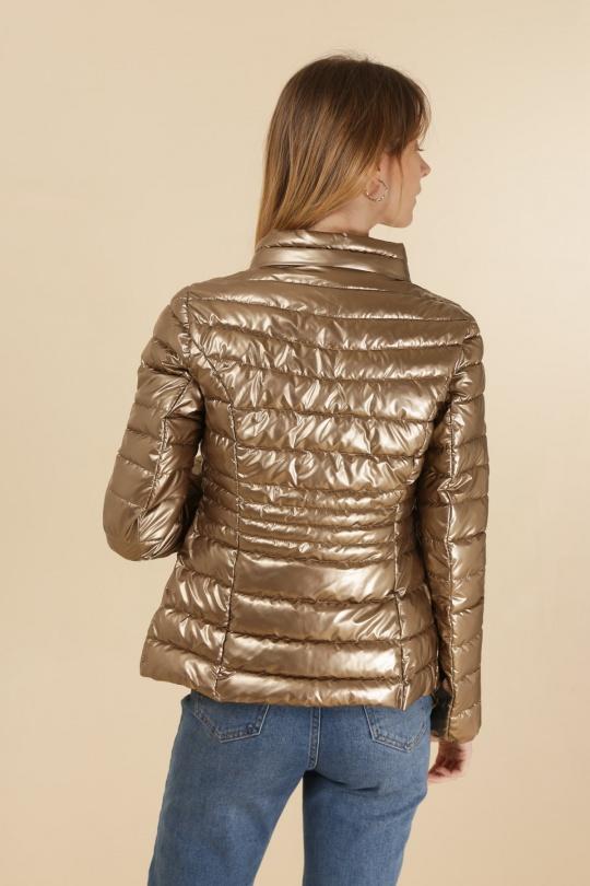 Doudounes Femme Chocolat Attrait Paris AT8089B Efashion Paris