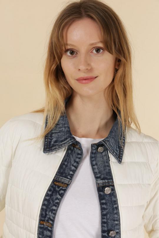 Doudounes Femme Jaune clair Attrait Paris AT8288 Efashion Paris