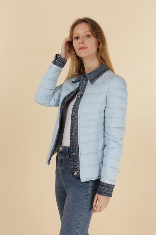 Doudounes Femme Jaune clair Attrait Paris AT8288 Efashion Paris