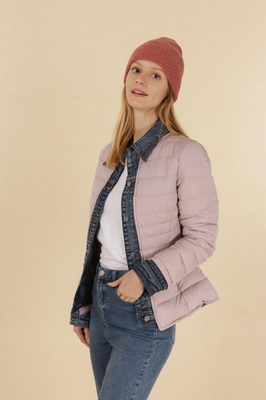 Doudounes Femme Jaune clair Attrait Paris AT8288 Efashion Paris