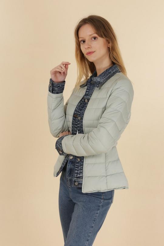 Doudounes Femme Jaune clair Attrait Paris AT8288 Efashion Paris