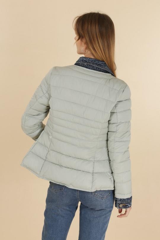 Doudounes Femme Jaune clair Attrait Paris AT8288 Efashion Paris