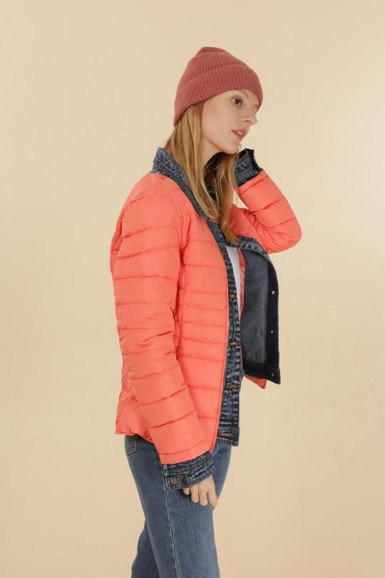 Doudounes Femme Jaune clair Attrait Paris AT8288 Efashion Paris