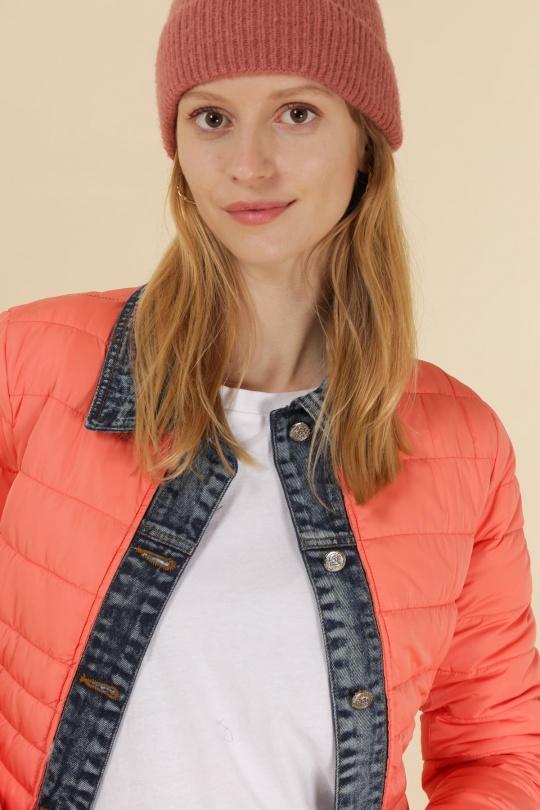 Doudounes Femme Jaune clair Attrait Paris AT8288 Efashion Paris