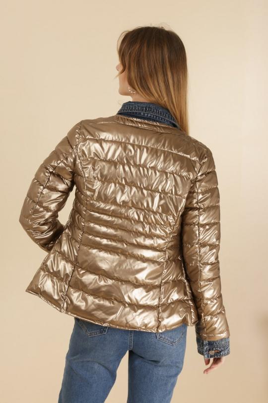 Doudounes Femme Noir Attrait Paris AT8288B Efashion Paris