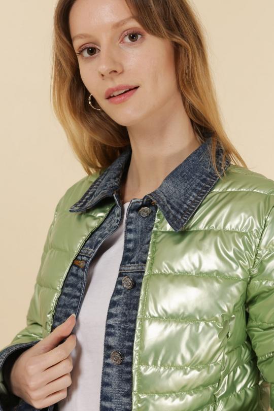 Doudounes Femme Noir Attrait Paris AT8288B Efashion Paris