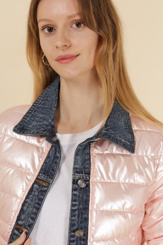 Doudounes Femme Noir Attrait Paris AT8288B Efashion Paris