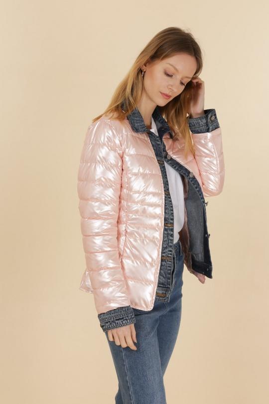 Doudounes Femme Noir Attrait Paris AT8288B Efashion Paris