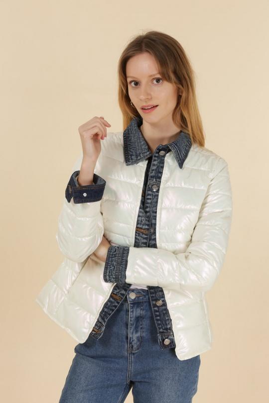 Doudounes Femme Noir Attrait Paris AT8288B Efashion Paris