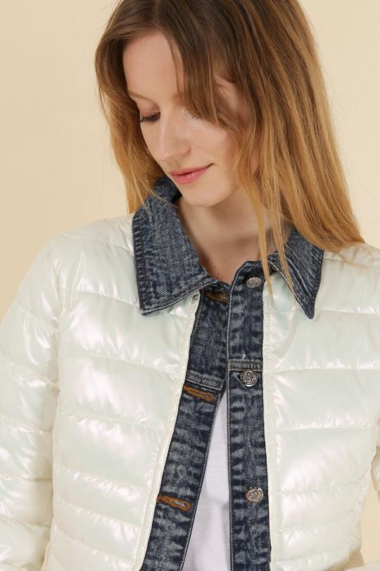 Doudounes Femme Noir Attrait Paris AT8288B Efashion Paris