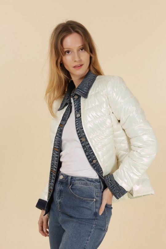 Doudounes Femme Noir Attrait Paris AT8288B Efashion Paris