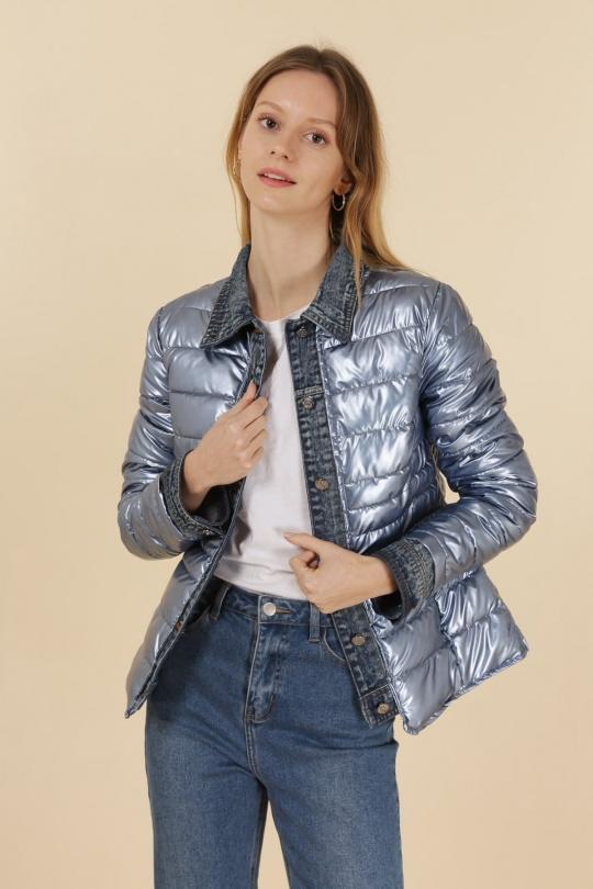 Doudounes Femme Noir Attrait Paris AT8288B Efashion Paris