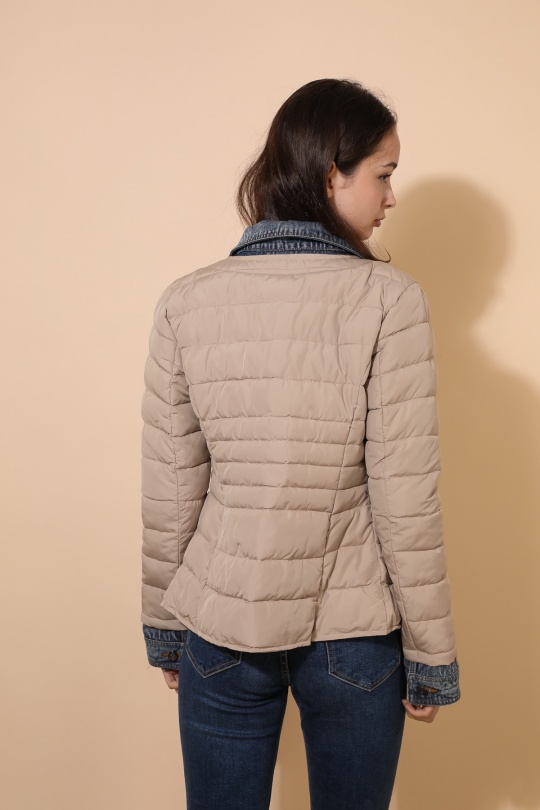 Doudounes Femme Jaune clair Attrait Paris AT8288 Efashion Paris