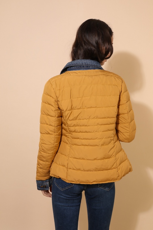 Doudounes Femme Jaune clair Attrait Paris AT8288 Efashion Paris