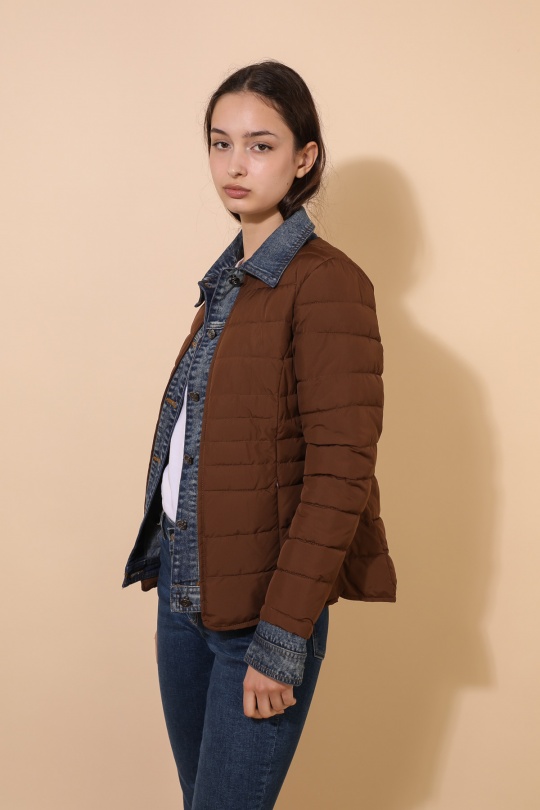 Doudounes Femme Jaune clair Attrait Paris AT8288 Efashion Paris