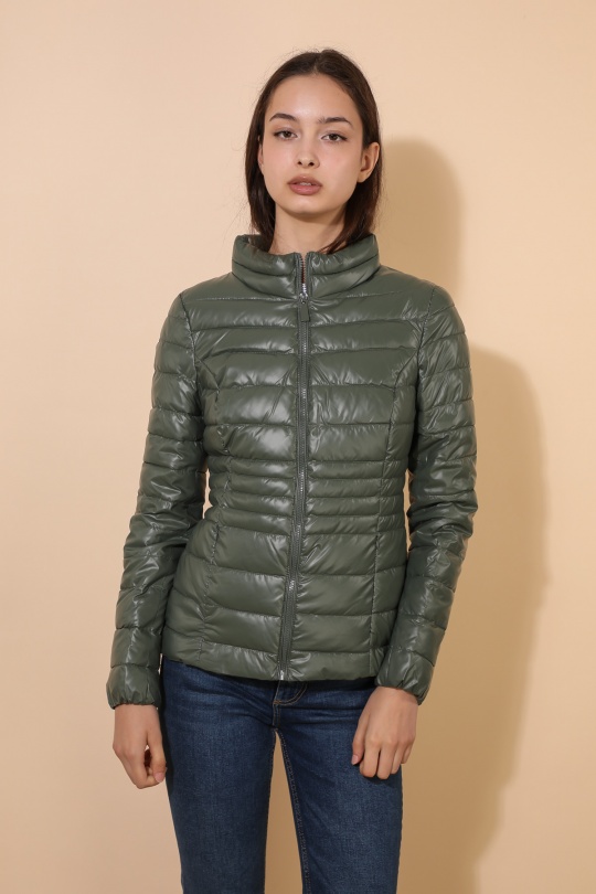 Doudounes Femme Chocolat Attrait Paris AT8089B Efashion Paris