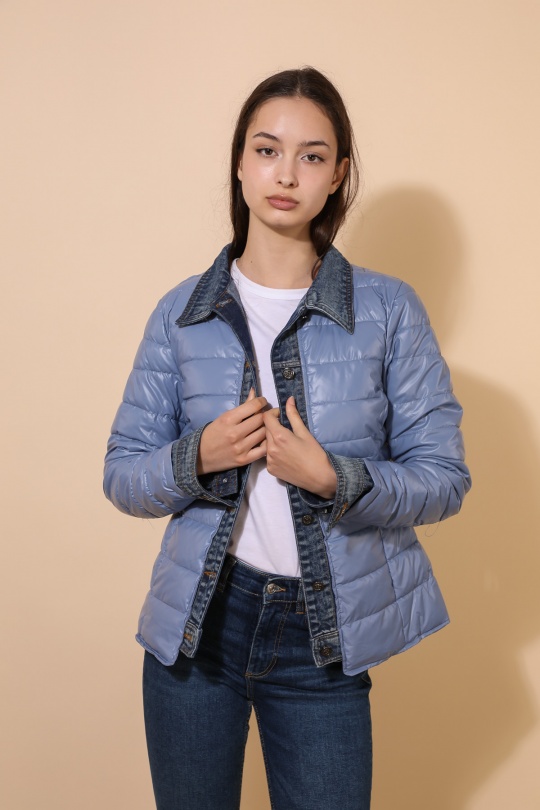 Doudounes Femme Noir Attrait Paris AT8288B Efashion Paris