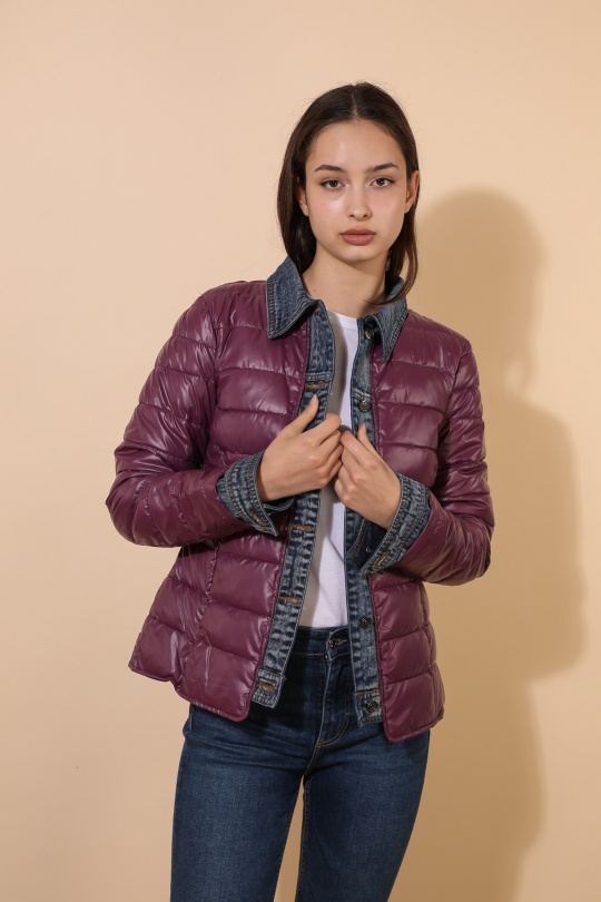 Doudounes Femme Noir Attrait Paris AT8288B Efashion Paris