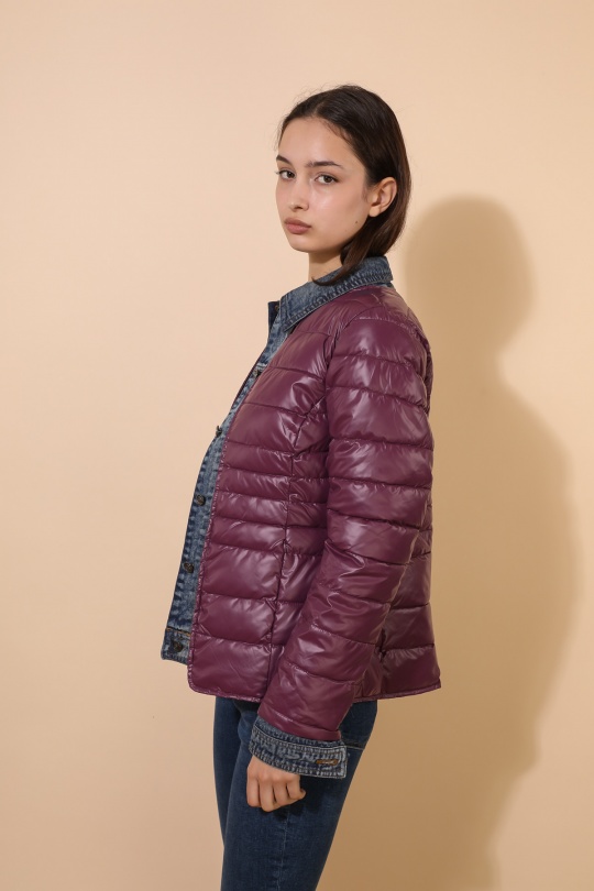 Doudounes Femme Noir Attrait Paris AT8288B Efashion Paris