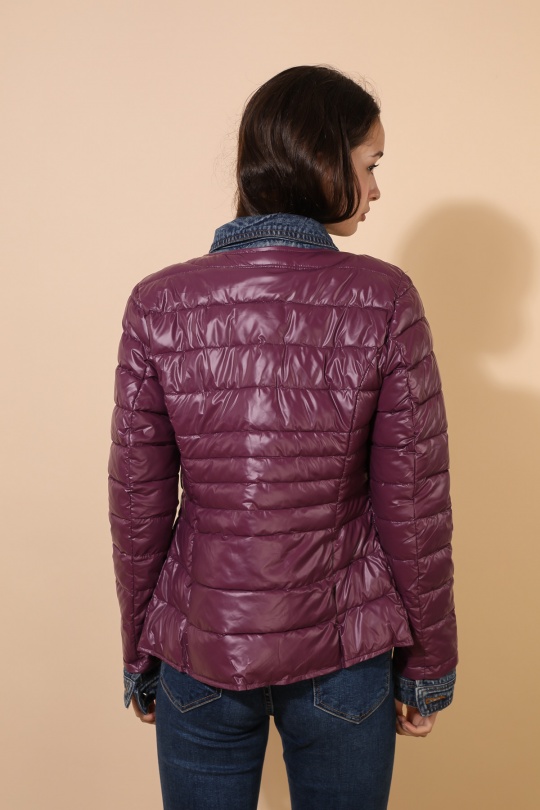 Doudounes Femme Noir Attrait Paris AT8288B Efashion Paris