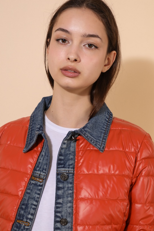 Doudounes Femme Noir Attrait Paris AT8288B Efashion Paris