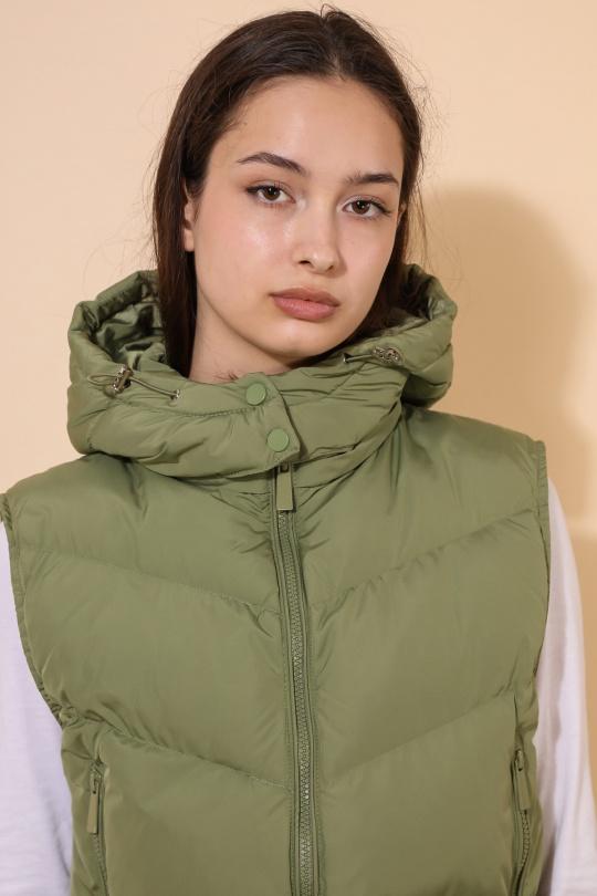 Doudounes Femme Vert Attrait Paris AT8329 Efashion Paris