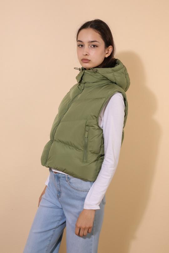 Doudounes Femme Vert Attrait Paris AT8329 Efashion Paris