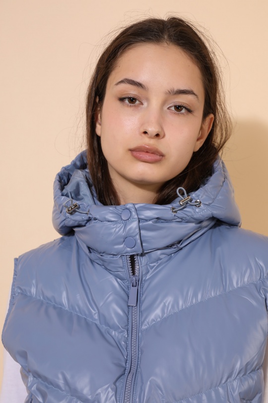 Doudounes Femme Bleu marine Attrait Paris AT8329B Efashion Paris