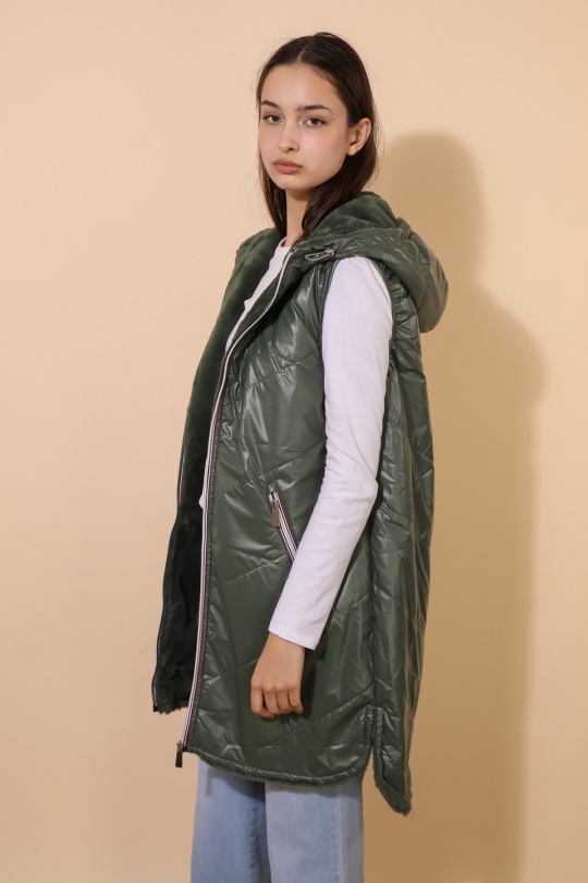 Doudounes Femme Bleu jean Attrait Paris AT8391B Efashion Paris