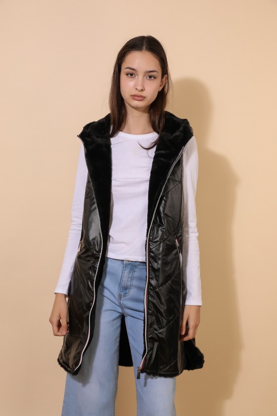 Doudounes Femme Bleu jean Attrait Paris AT8391B Efashion Paris