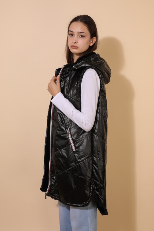 Doudounes Femme Bleu jean Attrait Paris AT8391B Efashion Paris