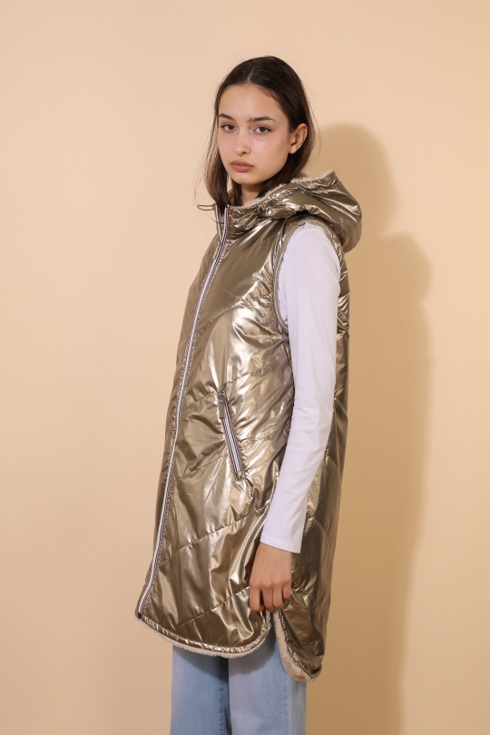 Doudounes Femme Bleu jean Attrait Paris AT8391B Efashion Paris