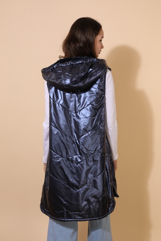 Doudounes Femme Bleu jean Attrait Paris AT8391B Efashion Paris