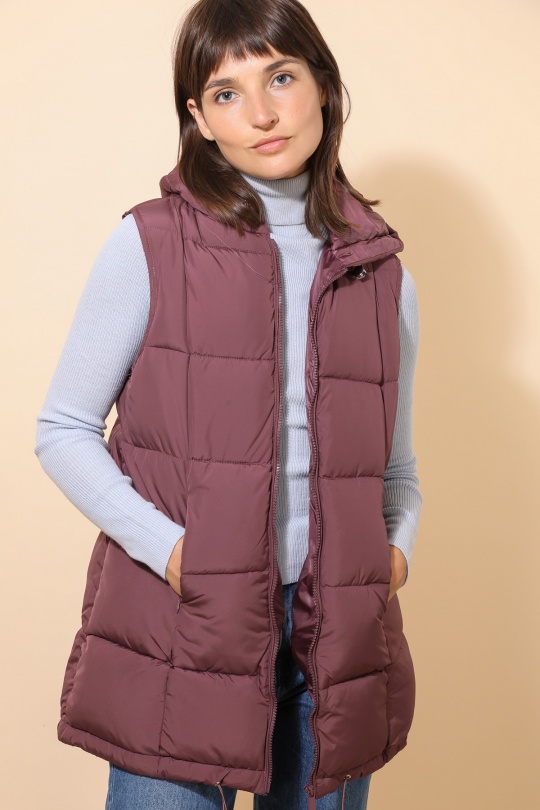 Doudounes Femme Mauve Attrait Paris AT8385 Efashion Paris