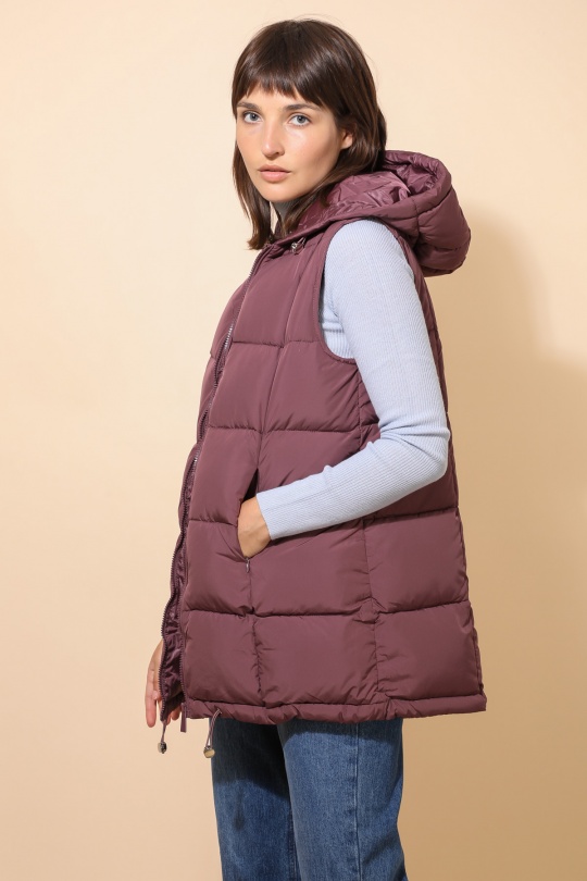 Doudounes Femme Mauve Attrait Paris AT8385 Efashion Paris