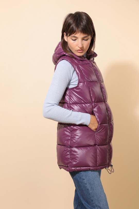 Doudounes Femme Violet Attrait Paris AT8385B Efashion Paris