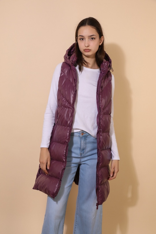 Doudounes Femme Violet Attrait Paris AT8306B Efashion Paris