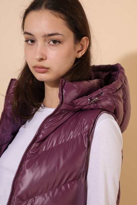 Doudounes Femme Violet Attrait Paris AT8306B Efashion Paris