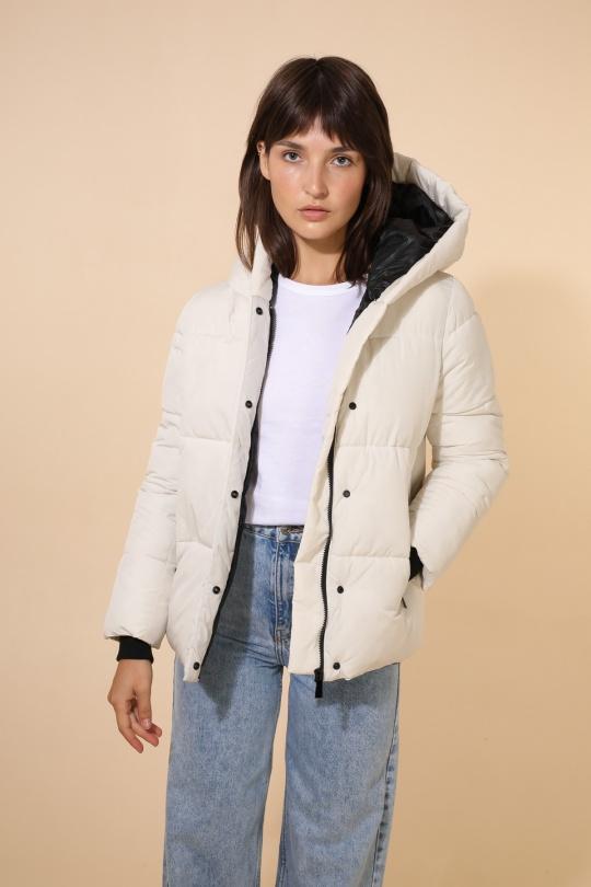 Doudounes Femme Beige Attrait Paris AT8393 Efashion Paris