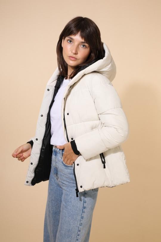 Doudounes Femme Beige Attrait Paris AT8393 Efashion Paris
