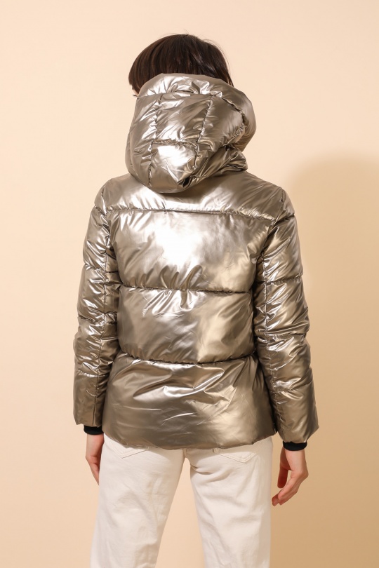 Doudounes Femme Noir Attrait Paris AT8393B Efashion Paris