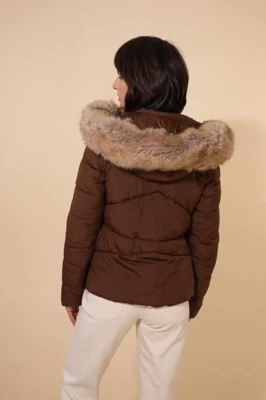 Doudounes Femme Chocolat Attrait Paris AT8383 Efashion Paris
