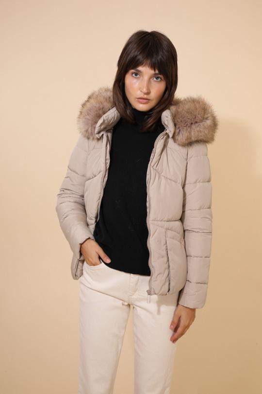 Doudounes Femme Chocolat Attrait Paris AT8383 Efashion Paris