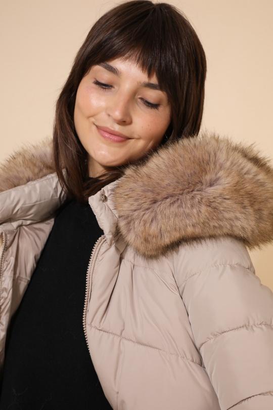 Doudounes Femme Chocolat Attrait Paris AT8383 Efashion Paris