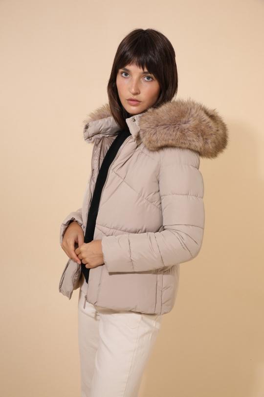 Doudounes Femme Chocolat Attrait Paris AT8383 Efashion Paris