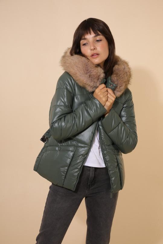 Doudounes Femme Bleu marine Attrait Paris AT8383B Efashion Paris