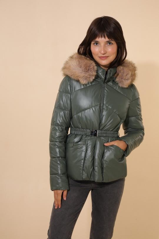 Doudounes Femme Bleu marine Attrait Paris AT8383B Efashion Paris