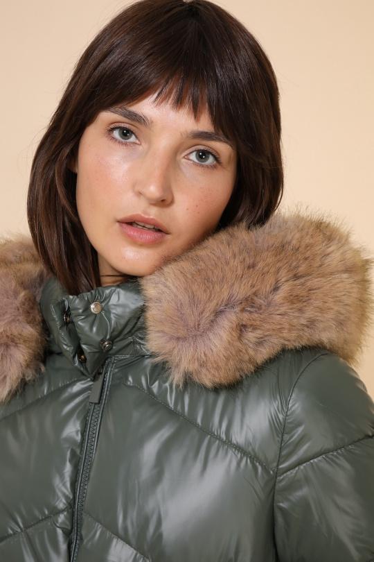 Doudounes Femme Bleu marine Attrait Paris AT8383B Efashion Paris