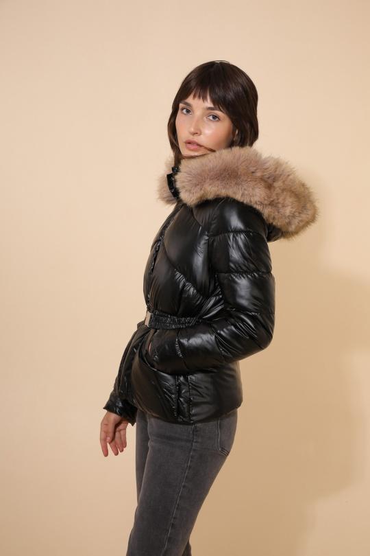 Doudounes Femme Bleu marine Attrait Paris AT8383B Efashion Paris