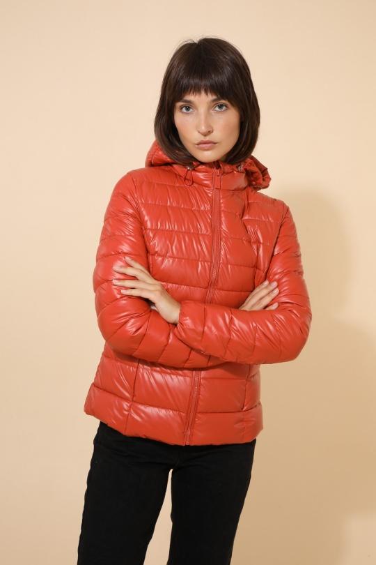 Doudounes Femme Orange Attrait Paris AT8390B Efashion Paris